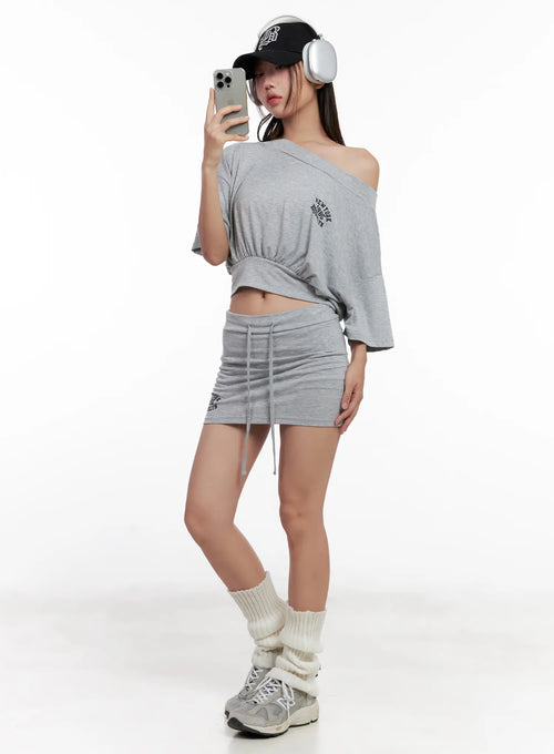 Casual "New York" Mini Skirt CL521