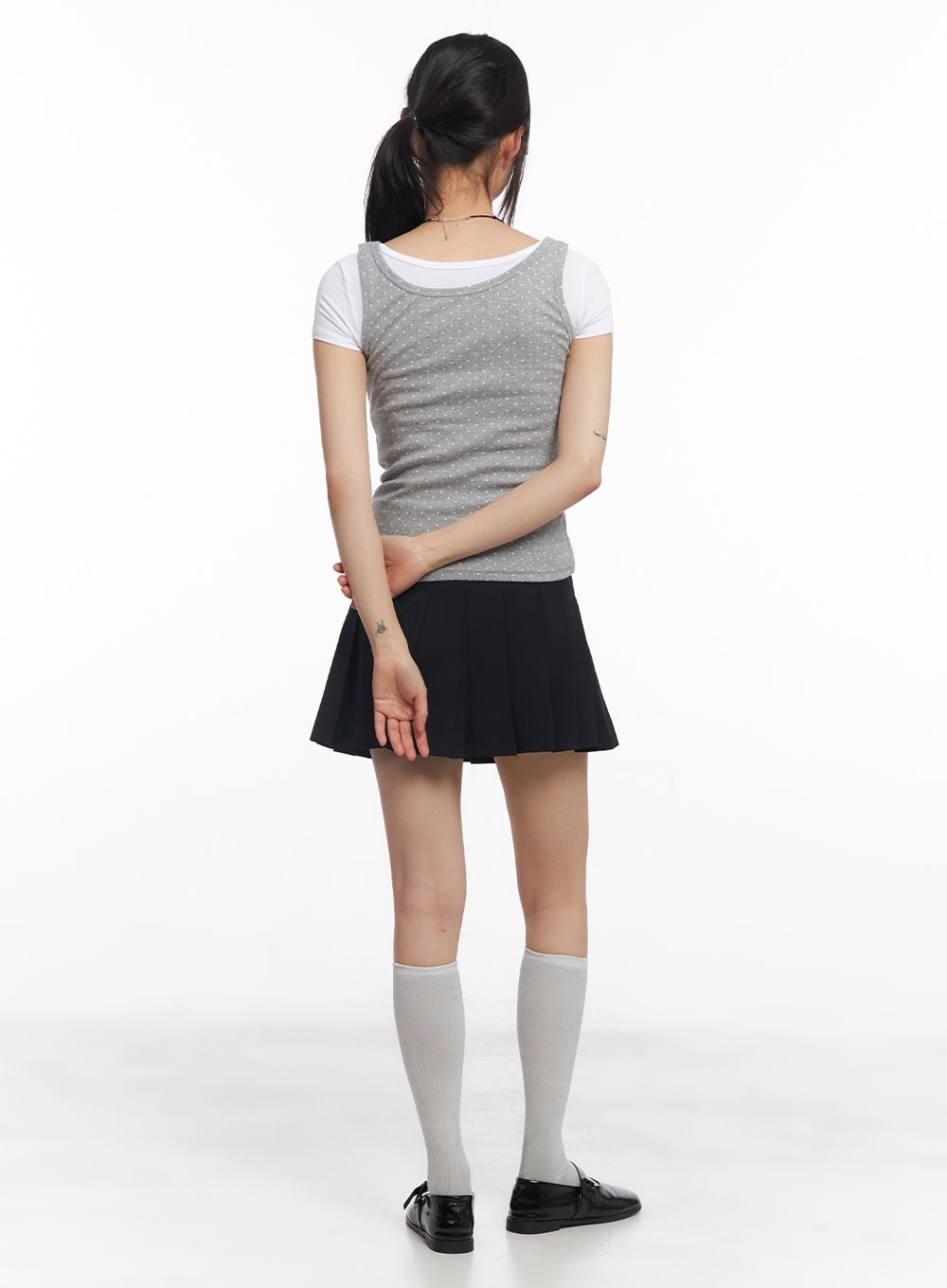 Classic Pleated Mini Skirt CY514