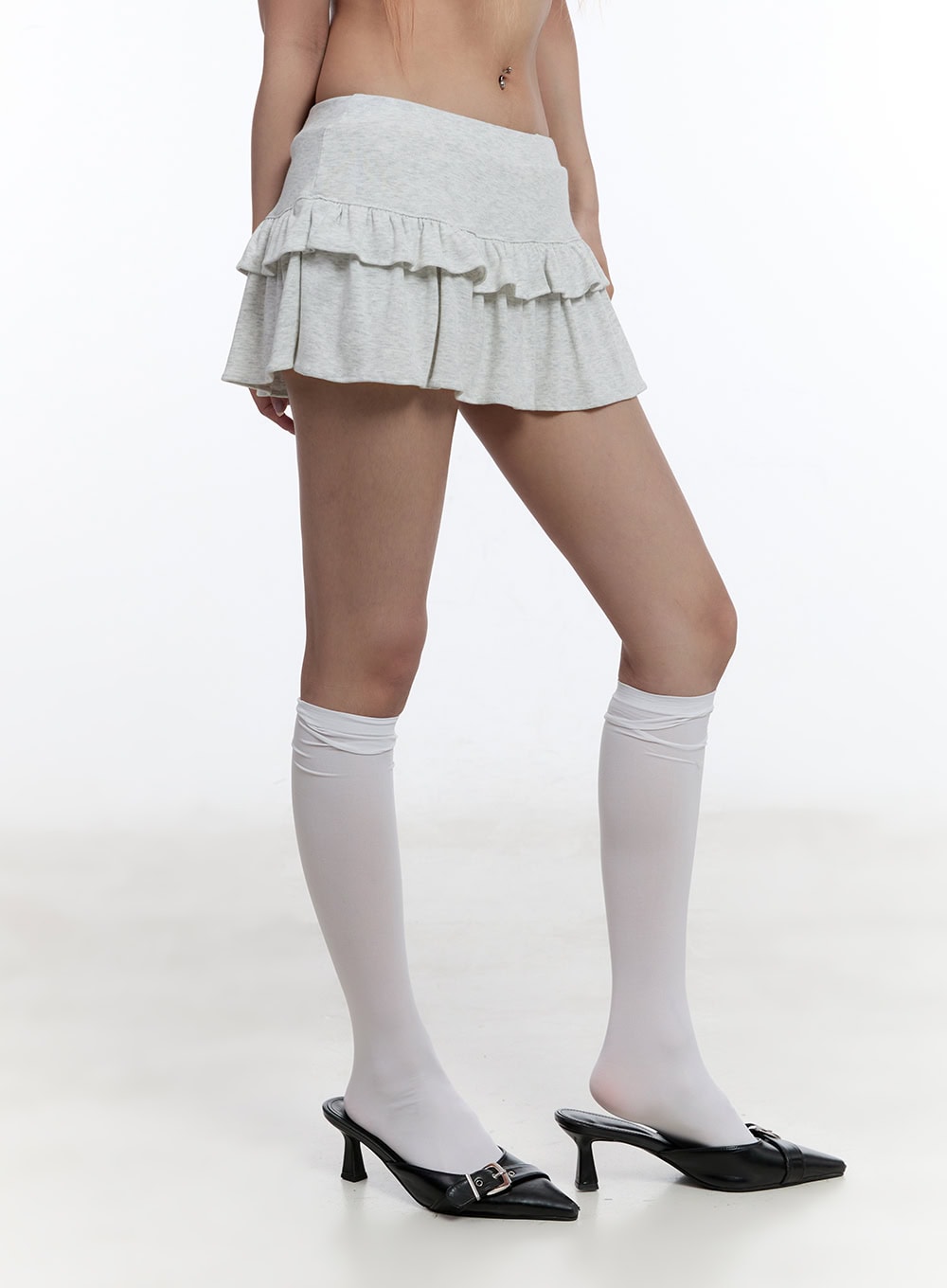 Ruffle Layered Mini Skirt CY530