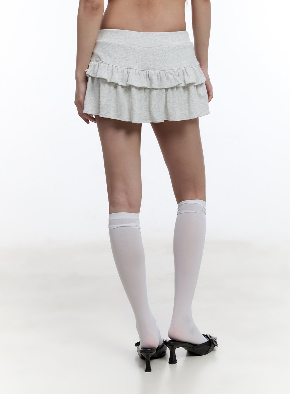 Ruffle Layered Mini Skirt CY530