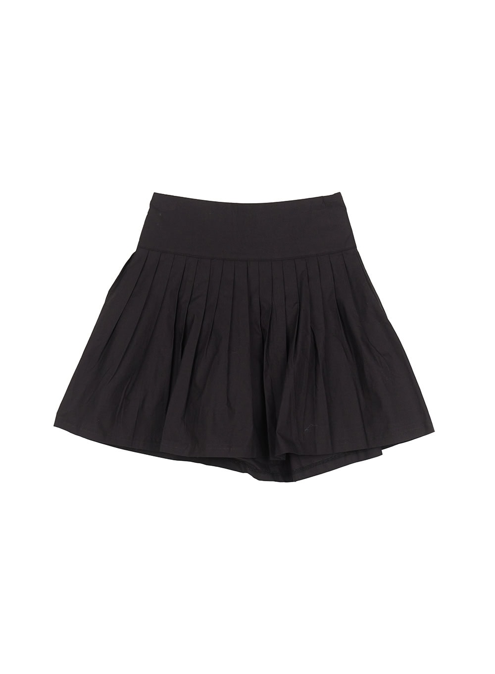 Cotton Pleated Mini Skirt CY519